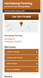 Mobile Screenshot of harrisburgfencingcontractors.com